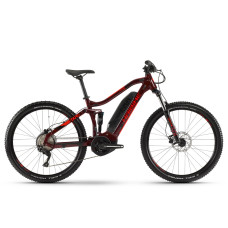 Велосипед Haibike SDURO FullSeven Life 1.0 500Wh 10 s. Deore 27.5", рама M, вишнево-черно-красный, 2020 (арт 4540216043)